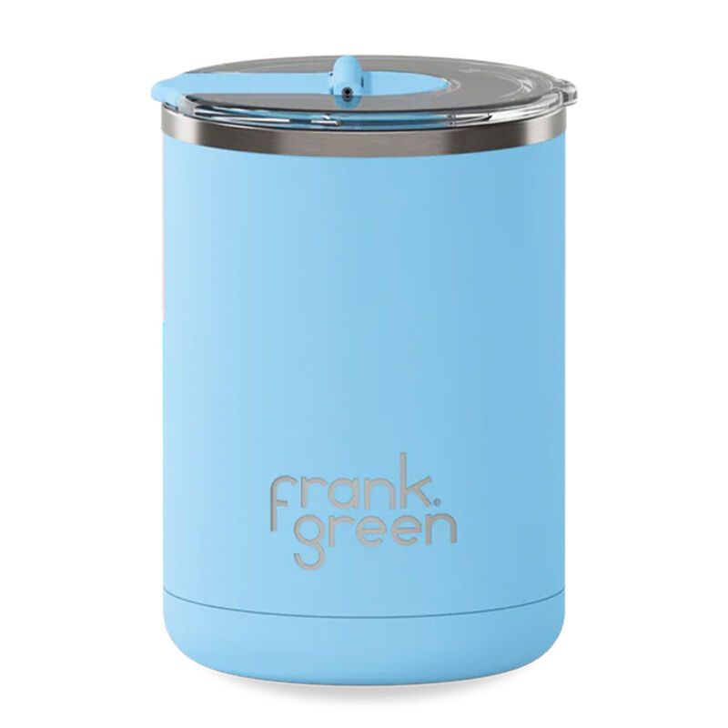 frank green 12oz Ceramic Cup with Hinged Lid Sky Blue image number 0